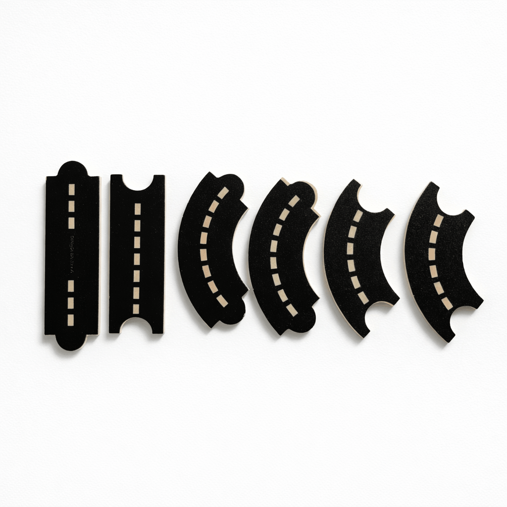 Wooden Road Pieces