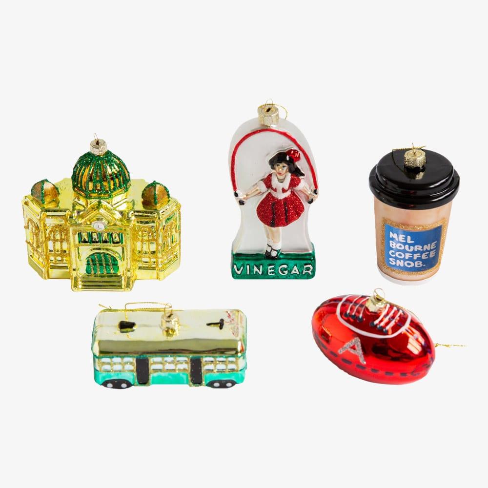 Melbourne Glass Ornaments