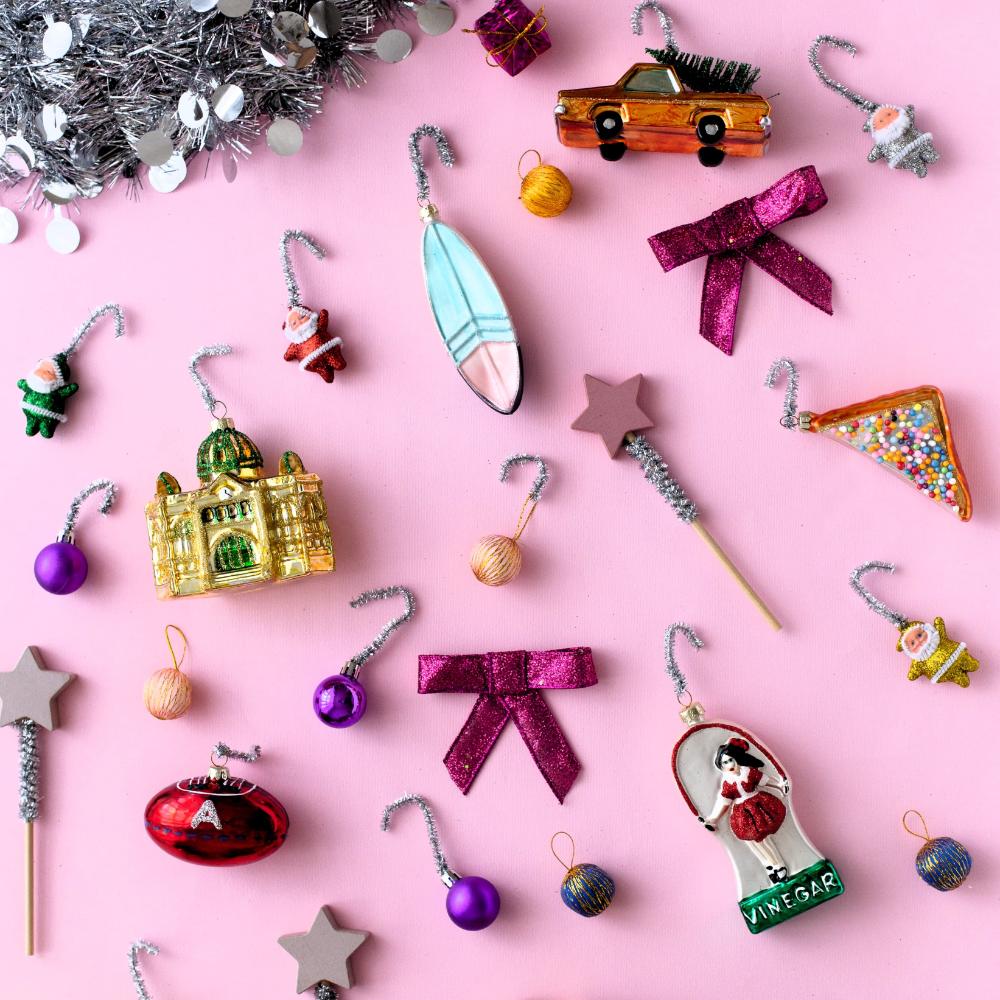 Melbourne Glass Ornaments