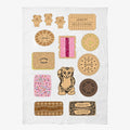Aussie Bickies Tea Towel