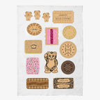 Aussie Bickies Tea Towel