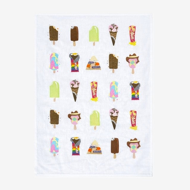 Ice Cream Tea Towel