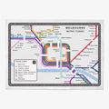 Metro Tunnel Tea Towel
