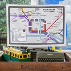 Metro Tunnel Tea Towel