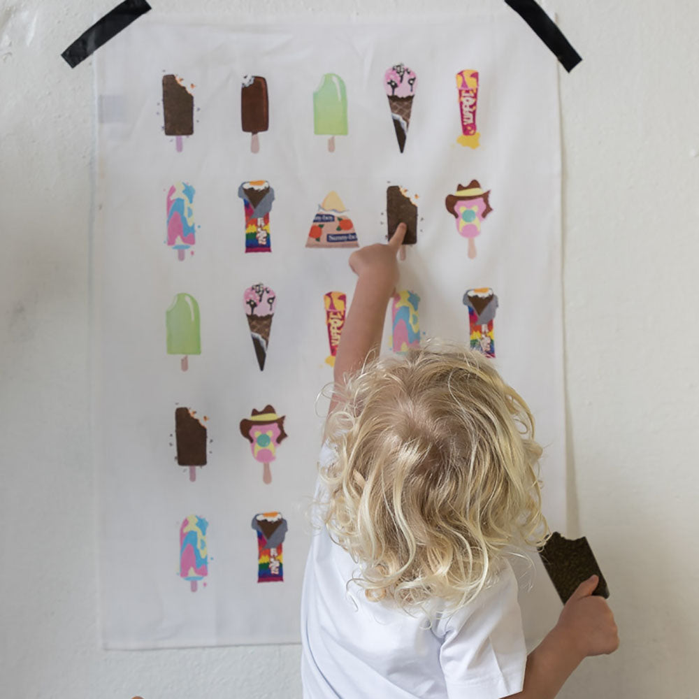 Ice Cream Tea Towel