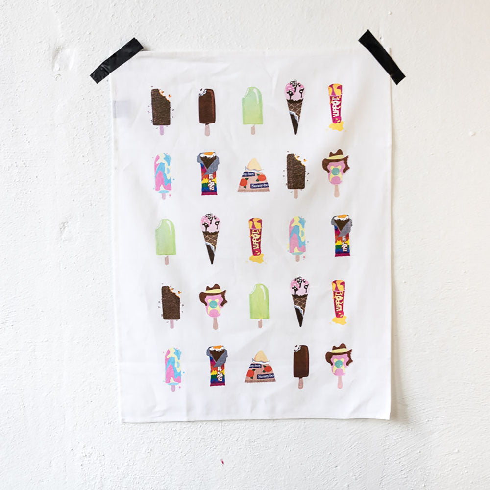 Ice Cream Tea Towel