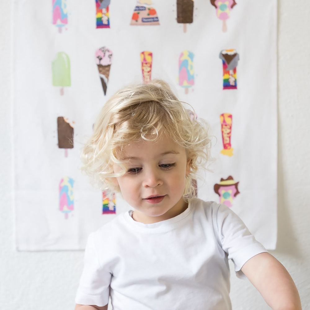 Ice Cream Tea Towel