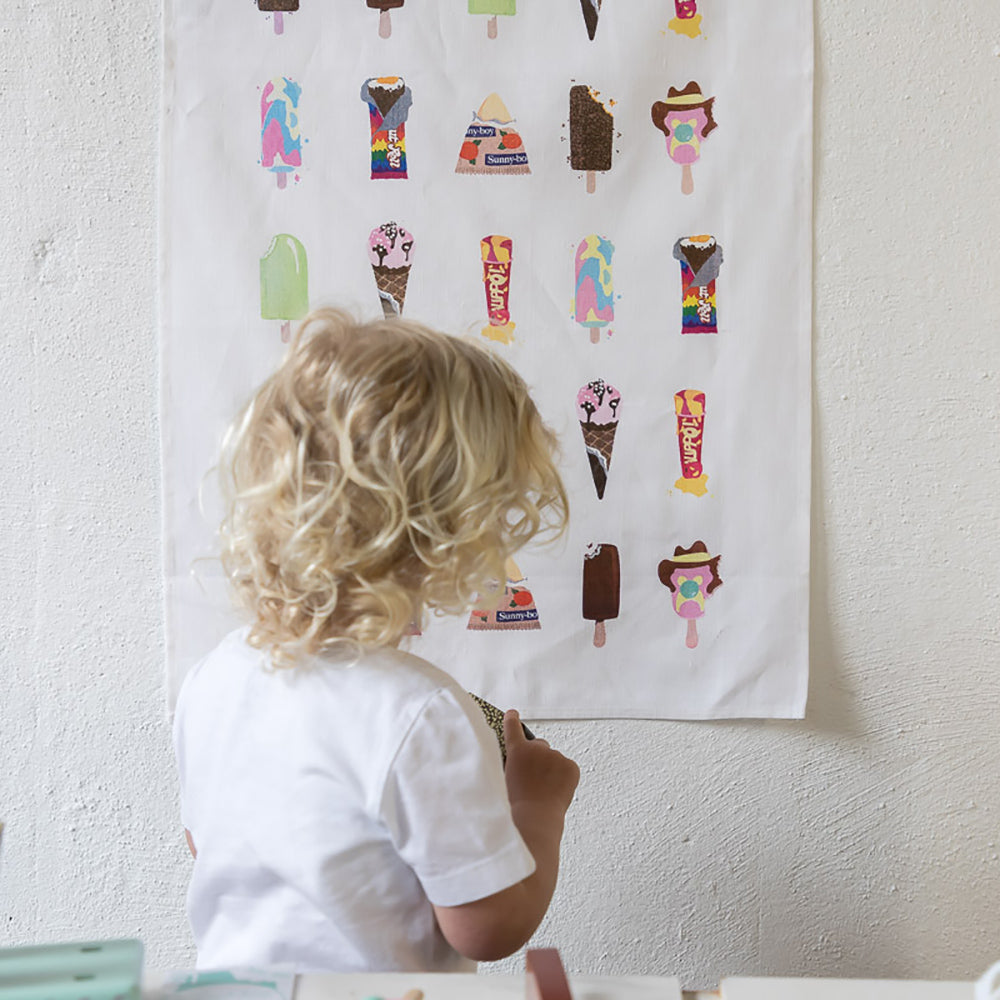 Ice Cream Tea Towel