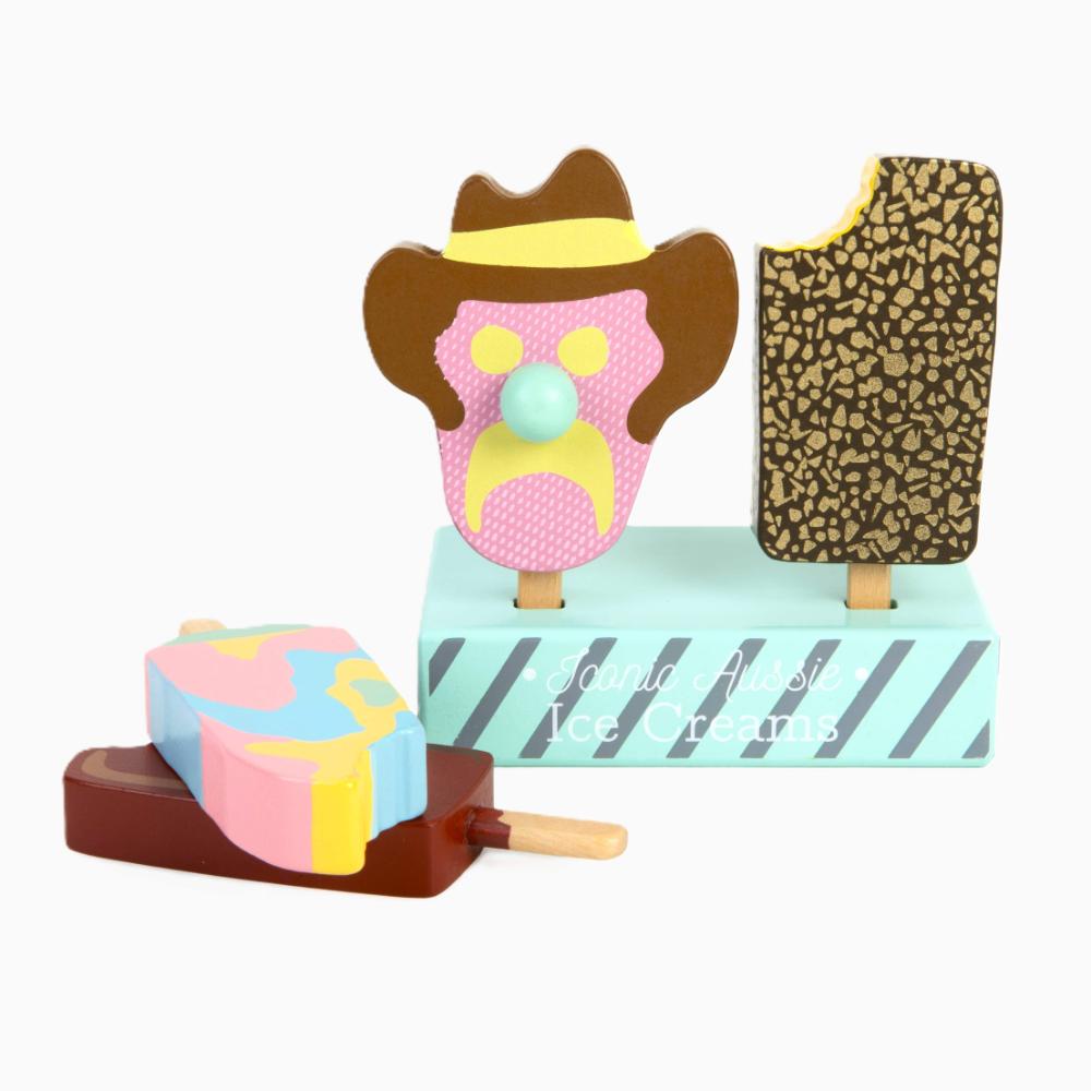 Wooden Ice Cream Set