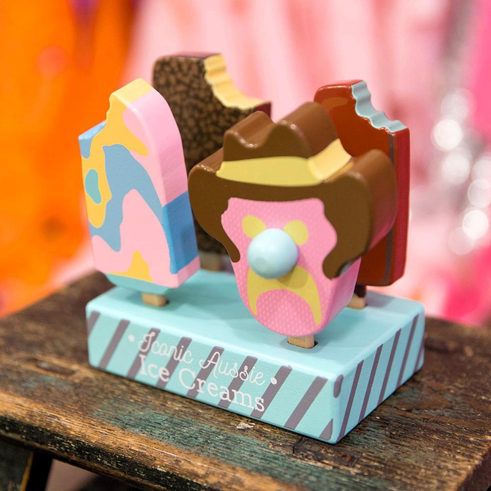 Wooden Ice Cream Set