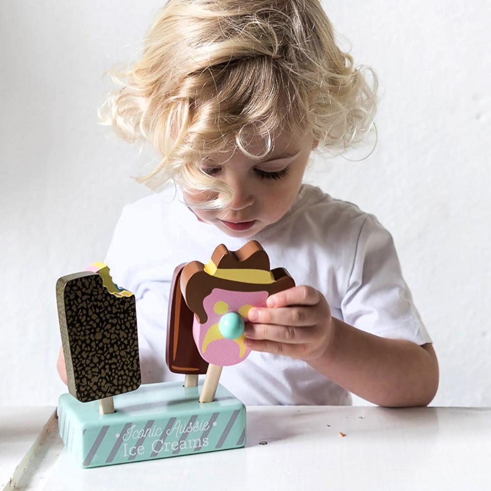 Wooden Ice Cream Set