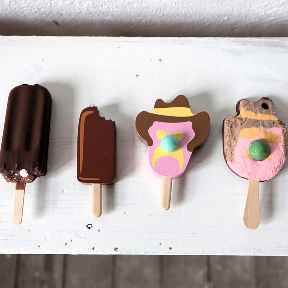 Wooden Ice Cream Set