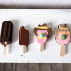 Wooden Ice Cream Set