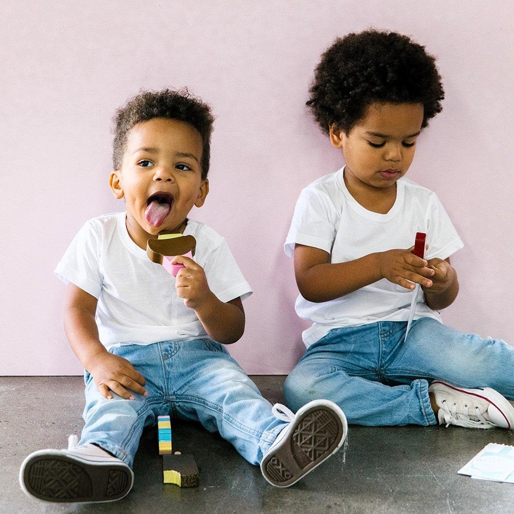 Wooden Ice Cream Set