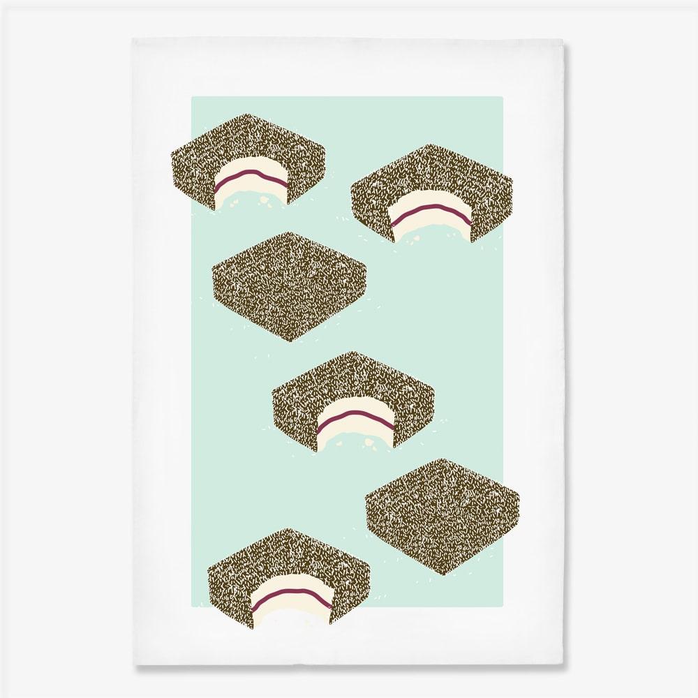 Lamington Tea Towel