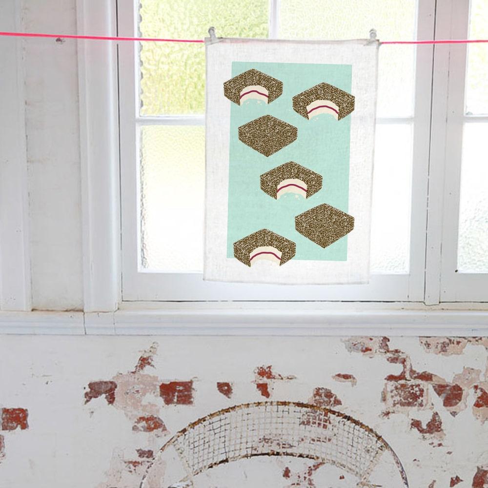 Lamington Tea Towel