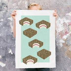 Lamington Tea Towel