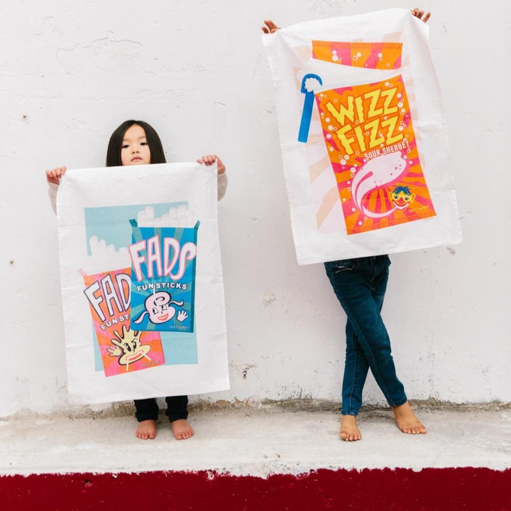 Fad Sticks Tea Towel