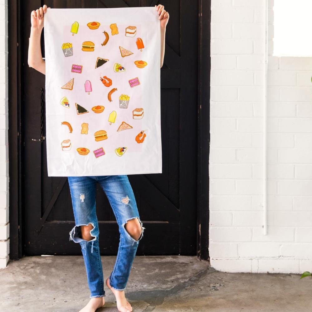 Aussie Foods Tea Towel