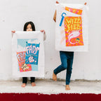 Wizz Fizz Tea Towel