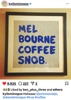 Coffee Snob Tea Towel