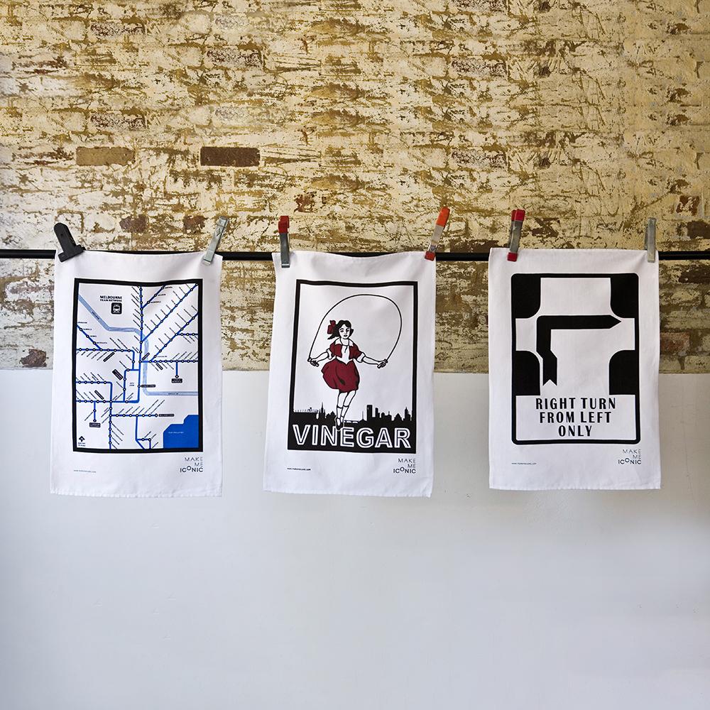 Hook Turn Tea Towel
