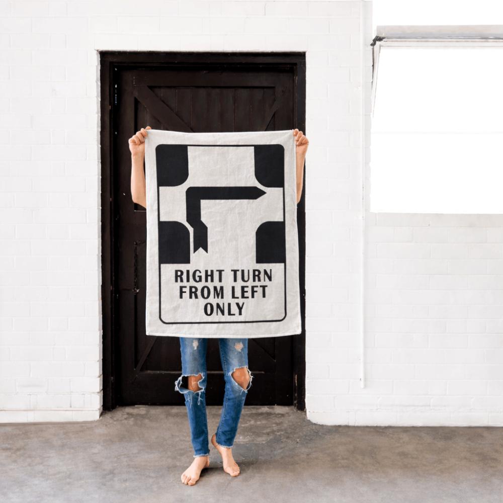 Hook Turn Tea Towel