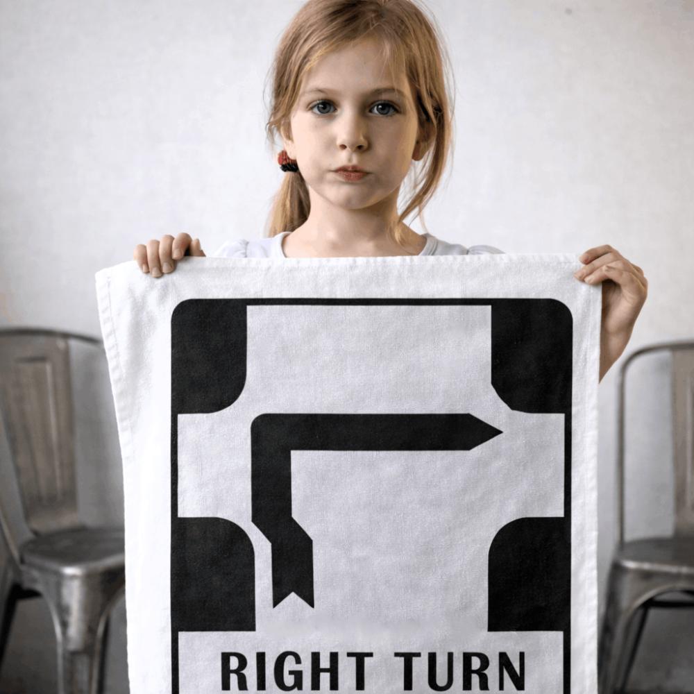 Hook Turn Tea Towel