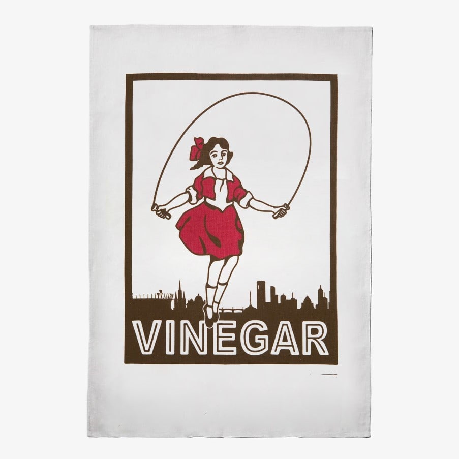 Skipping Girl Tea Towel