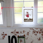 Skipping Girl Tea Towel