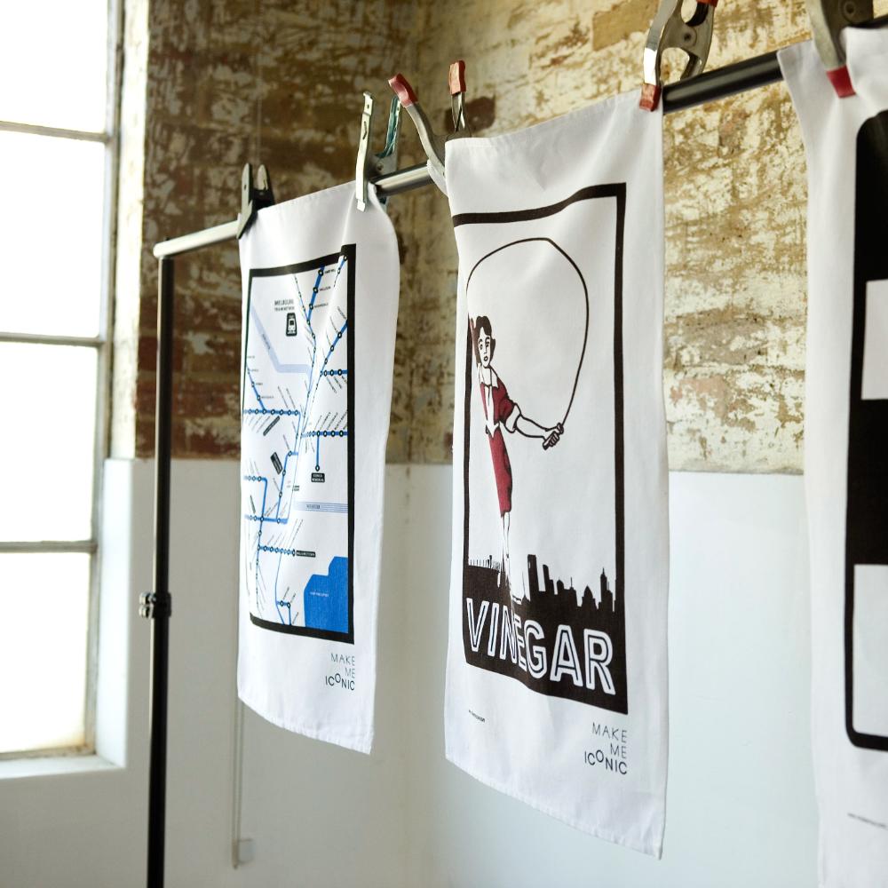 Train Network Tea Towel