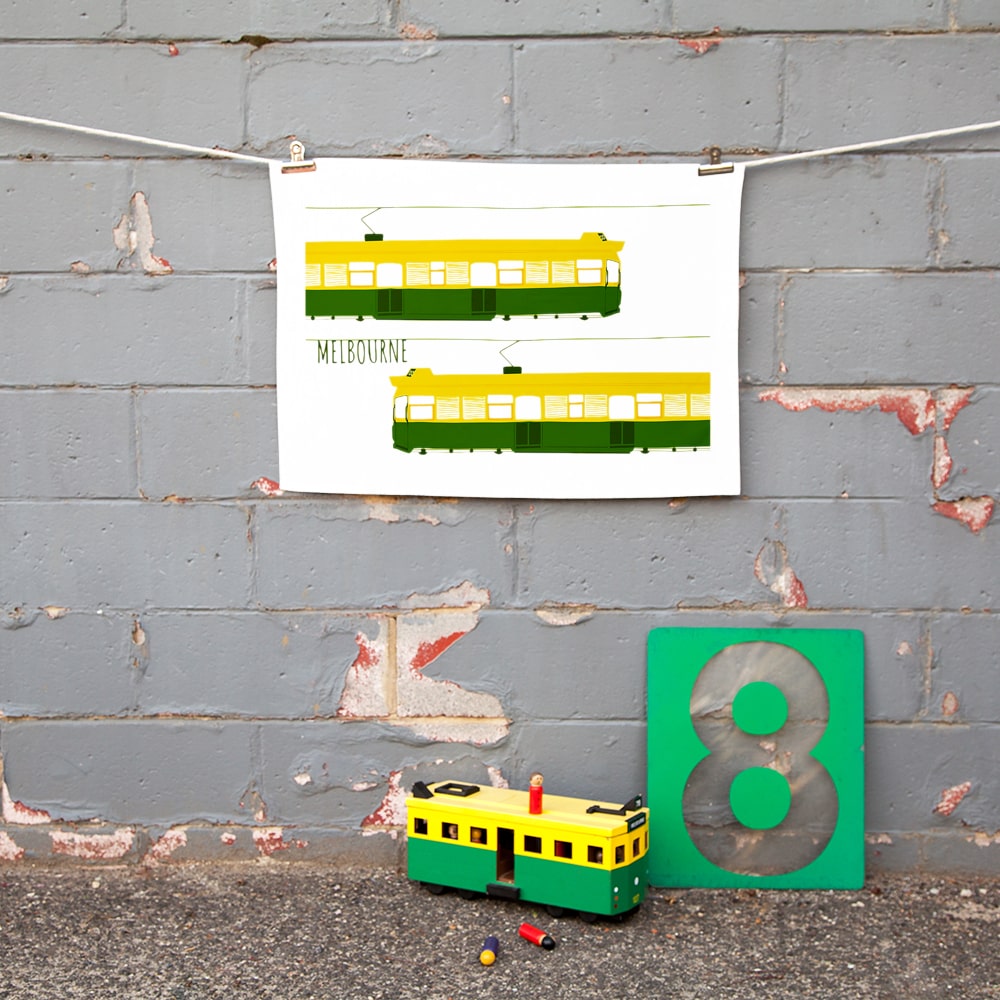 Melbourne Tram Towel