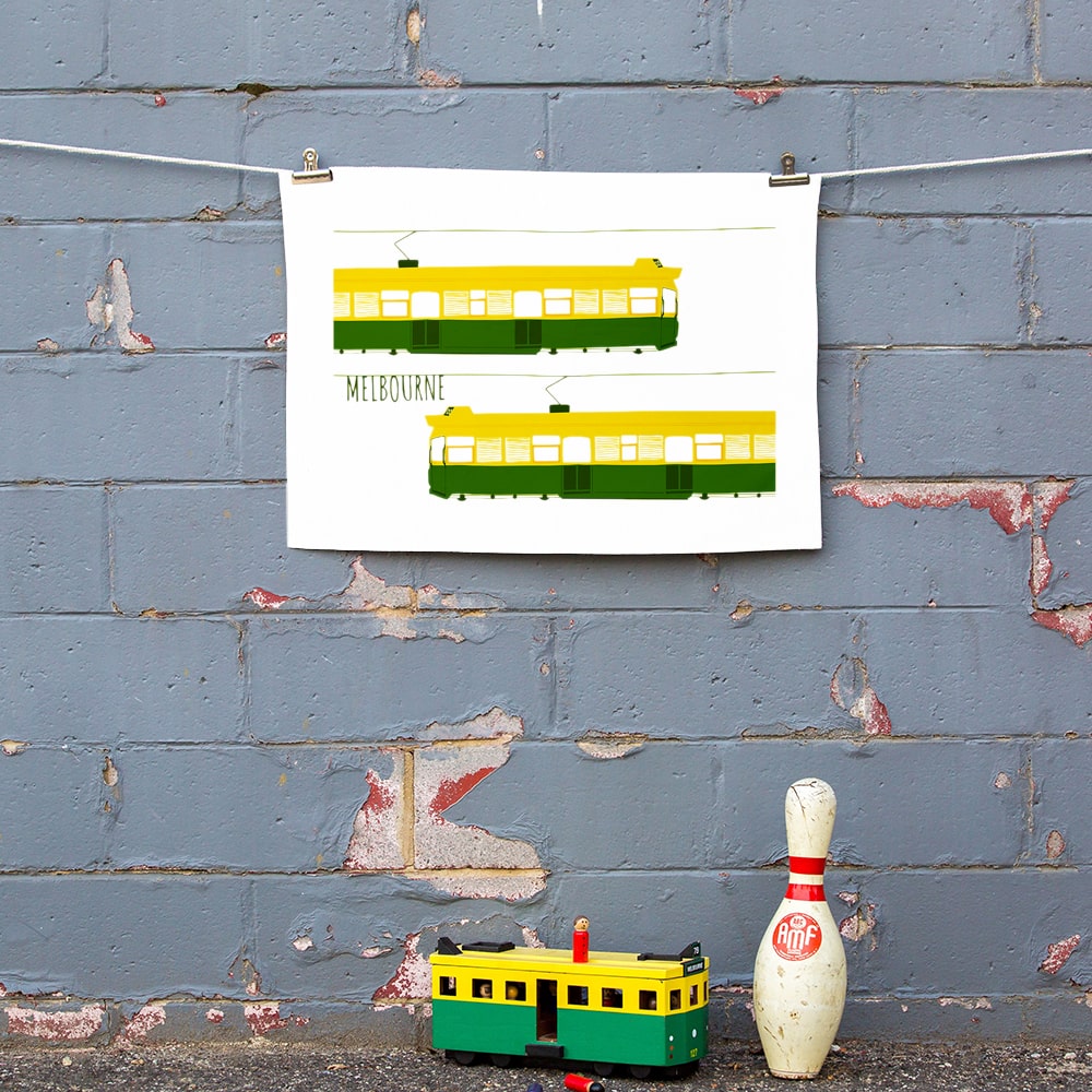 Melbourne Tram Towel