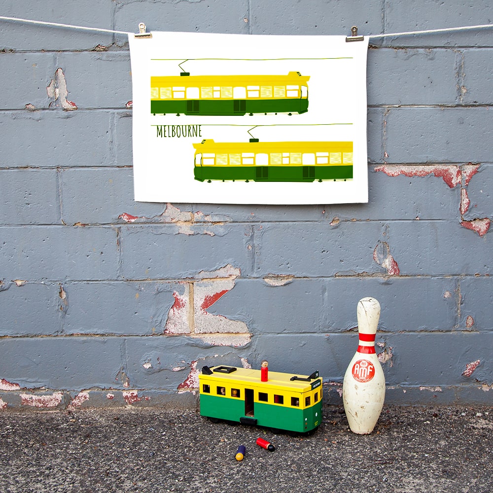 Melbourne Tram Towel