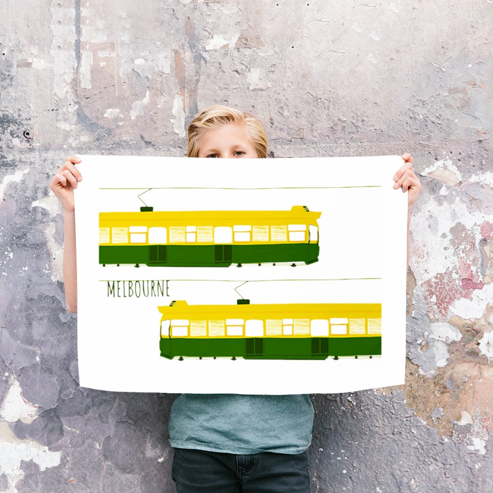 Melbourne Tram Towel