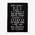 Tram Banner Tea Towel