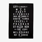 Tram Banner Tea Towel