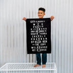 Tram Banner Tea Towel