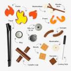 Wooden Campfire Set