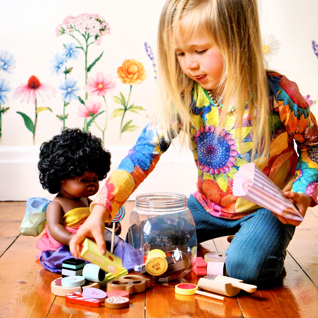 Wooden Candy Jar