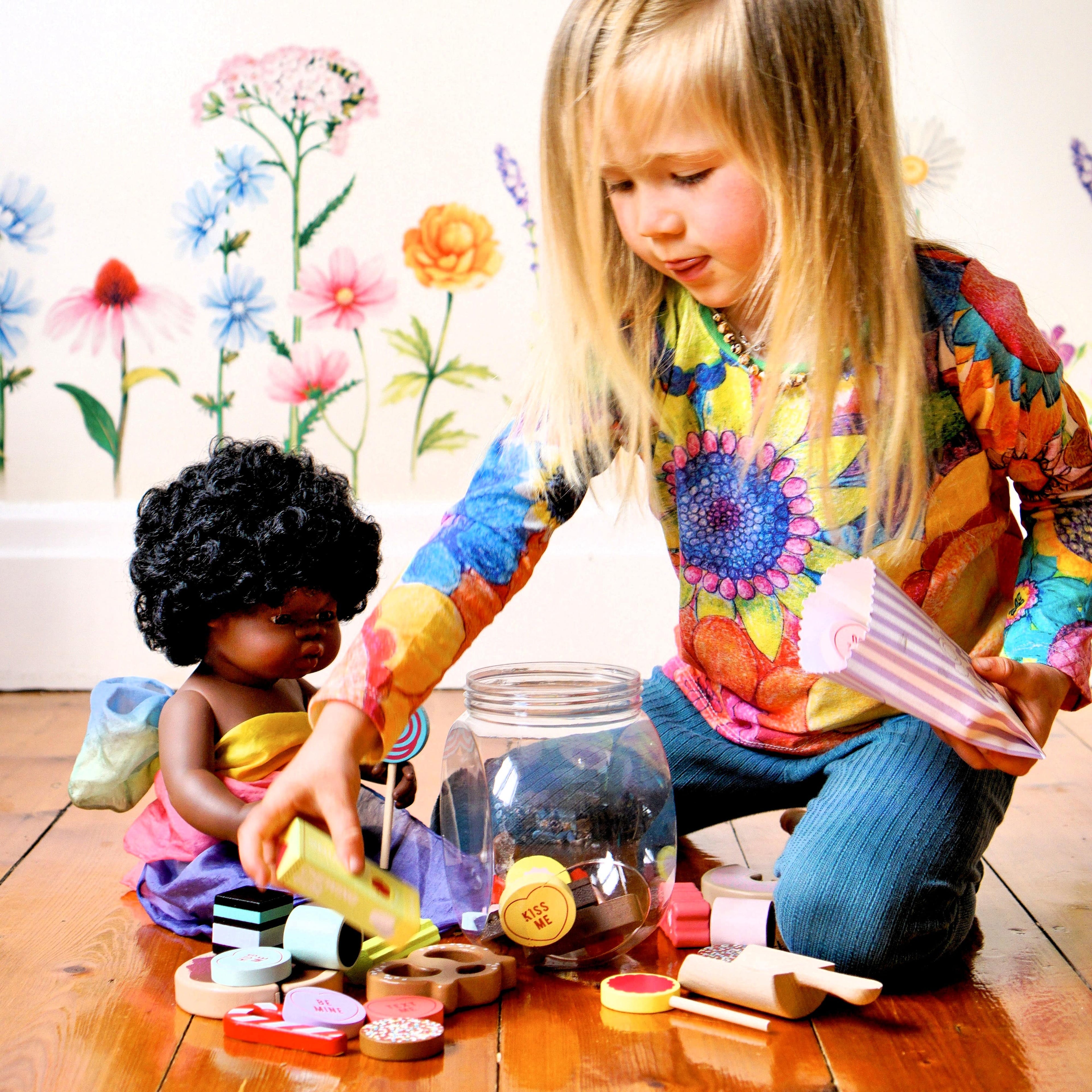 Wooden Candy Jar