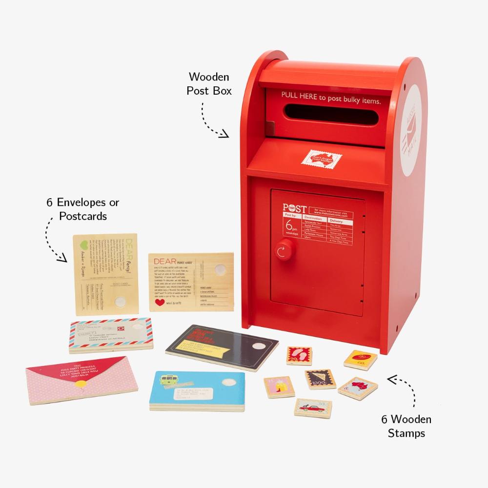 Wooden Post Box