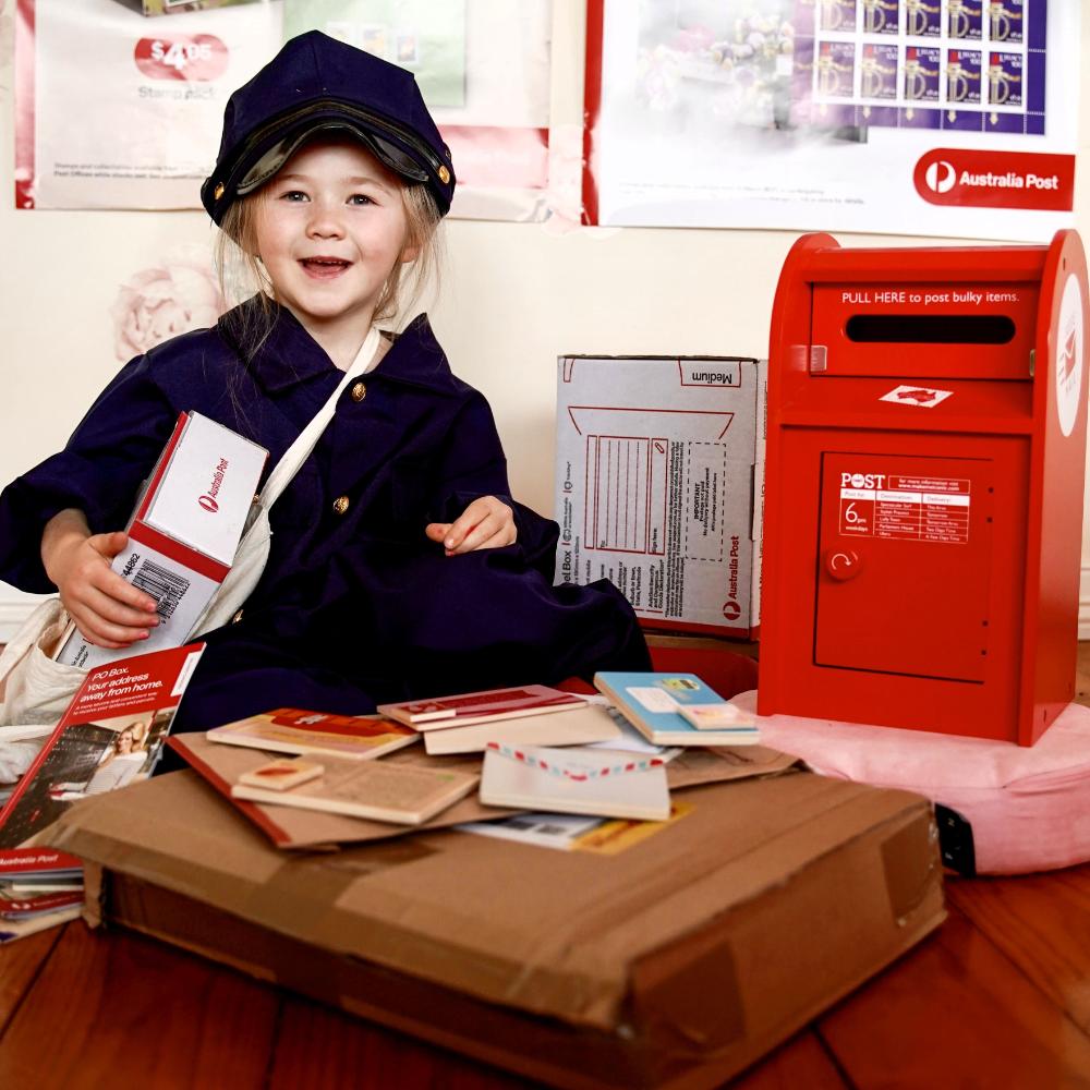 Wooden Post Box