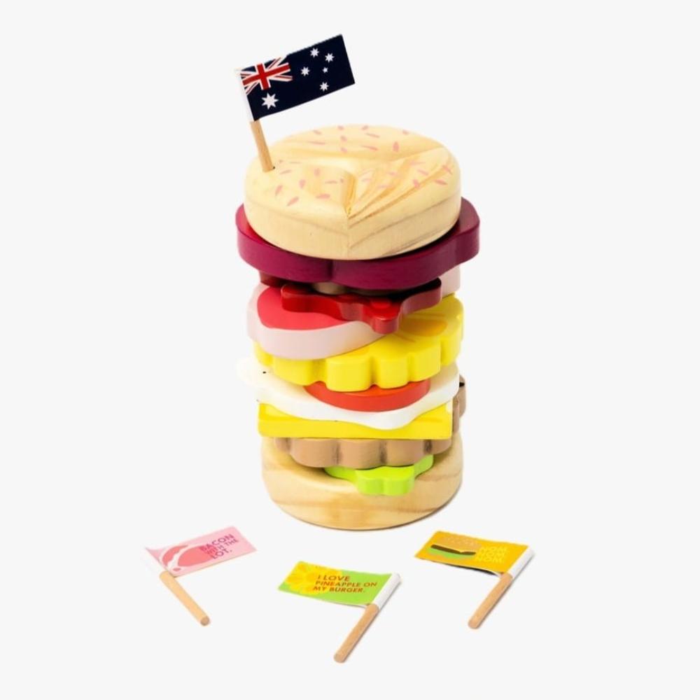Stacking Burger Toy