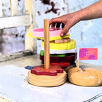 Stacking Burger Toy