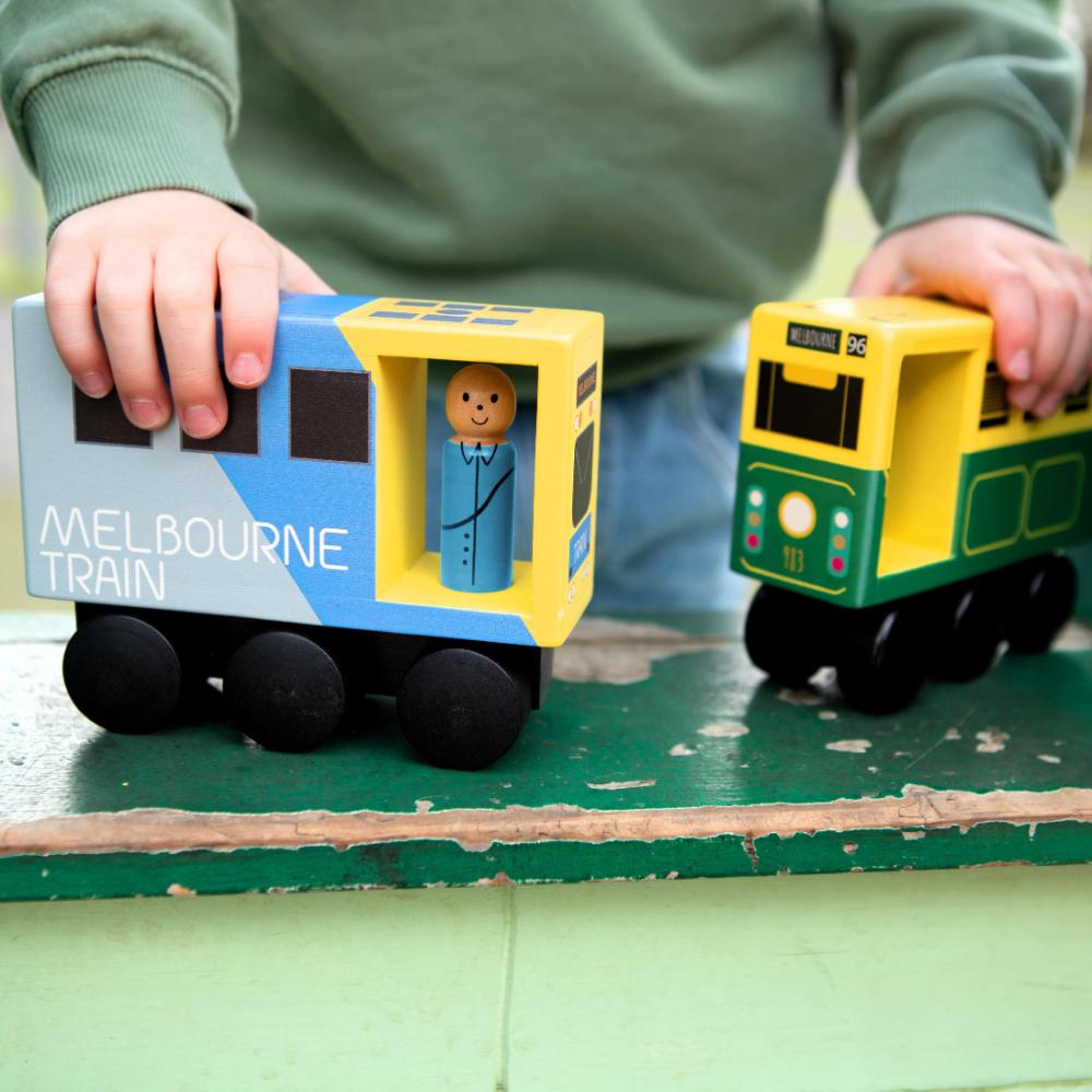 Melbourne Wooden Train