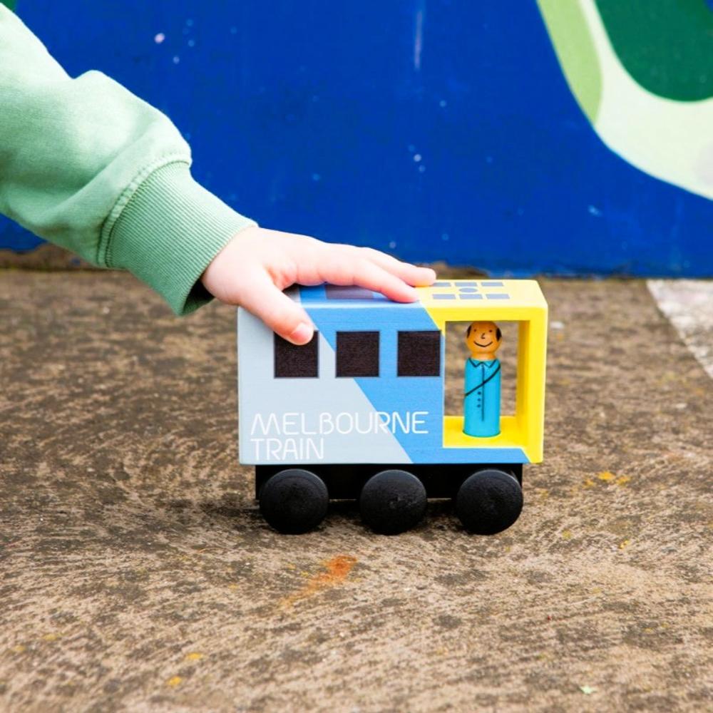Melbourne Wooden Train