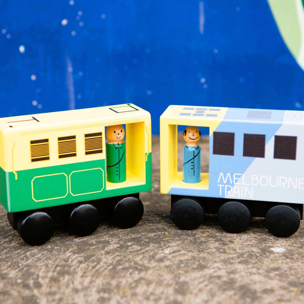 Melbourne Wooden Train