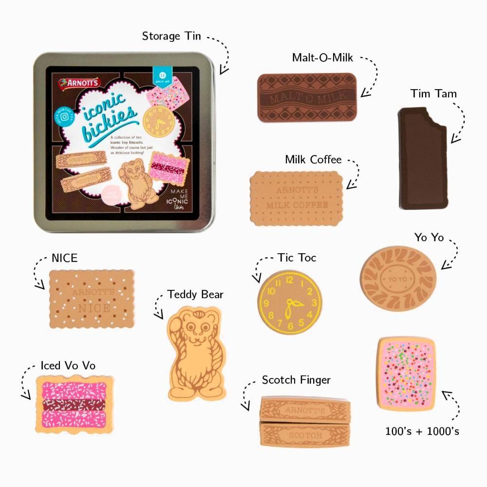 Wooden Biscuit Set