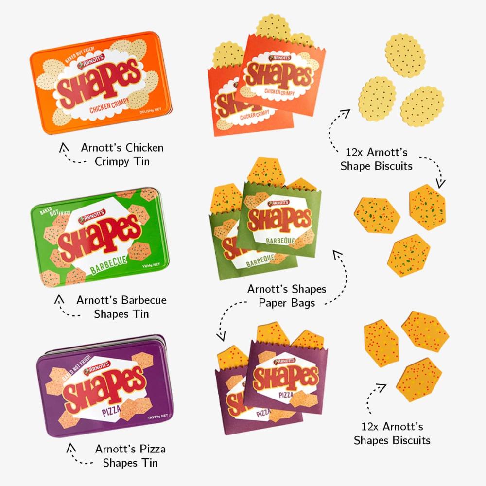 Wooden Snack Shapes